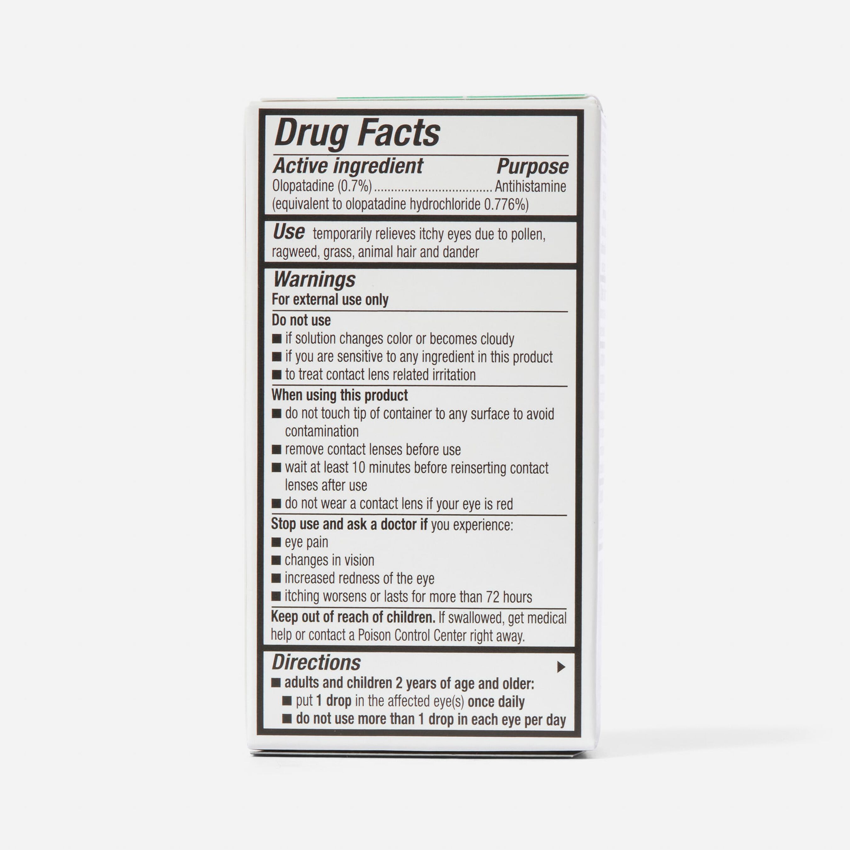 Pataday Once Daily Extra Strength Eye Allergy Itch Drops, 2.5 mL